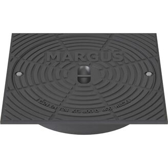 Šachtový poklop MARGUS D400, litinový, KG DN 400, HECKL