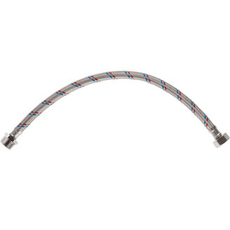 Připojovací flexi hadička 100 cm MF 1 x 1, nerez oplet