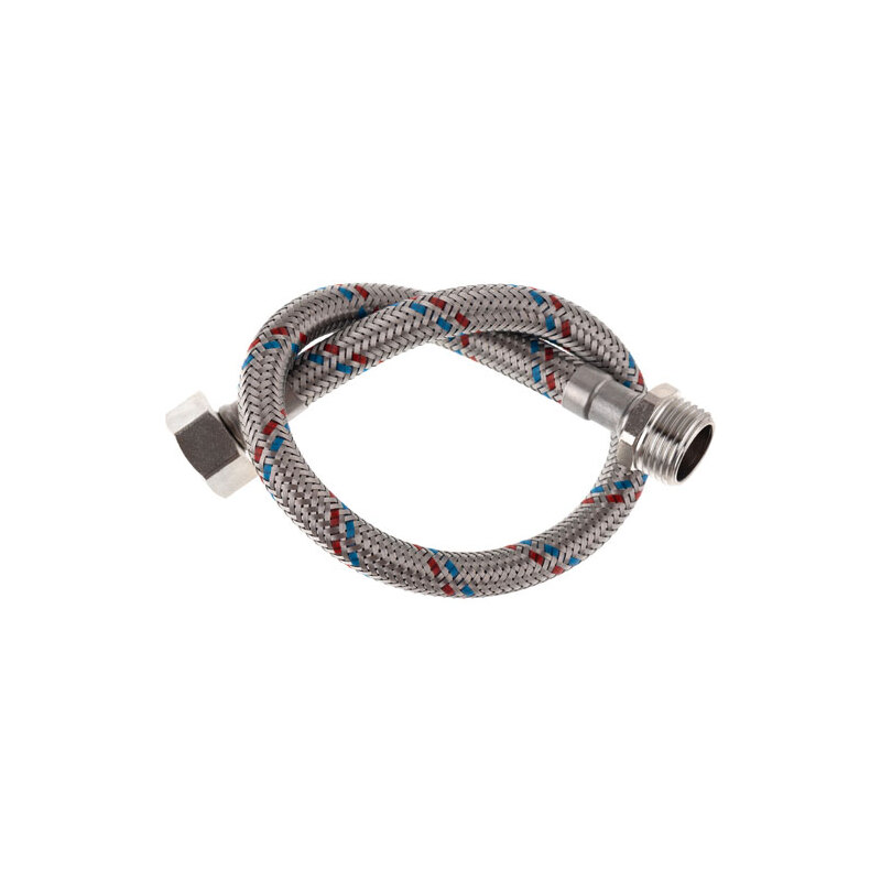 Připojovací flexi hadička 30 cm MF 1/2 x 1/2, nerez oplet