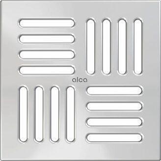 Mřížka podlahové vpusti 143 x 143 mm, nerez, Alcadrain MPV005