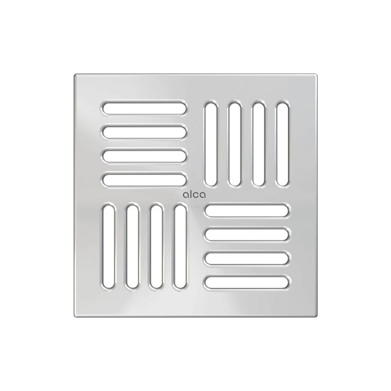 Mřížka podlahové vpusti 143 x 143 mm, nerez, Alcadrain MPV005
