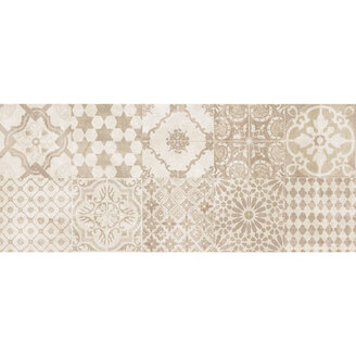 Obklad County Pergamon/Taupe A+B 25x60 cm, 2 dekory