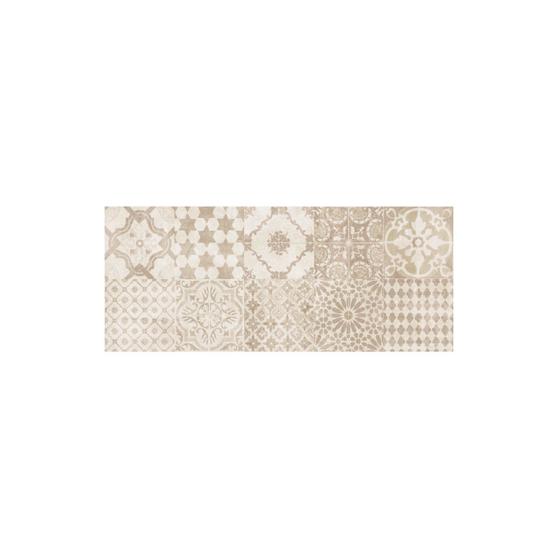 Obklad County Pergamon/Taupe A+B 25x60 cm, 2 dekory
