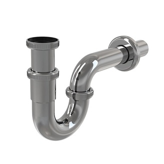 Bidetový sifon A45E G 5/4, odpad 32 mm, chrom, Alcadrain A45E