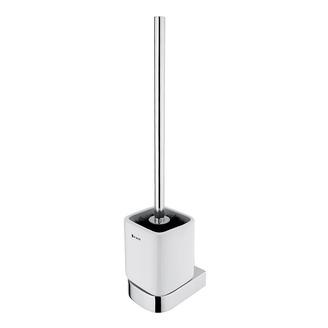 Toaletní WC kartáč NIKAU chrom, keramika, Nimco NK 30094KN-26