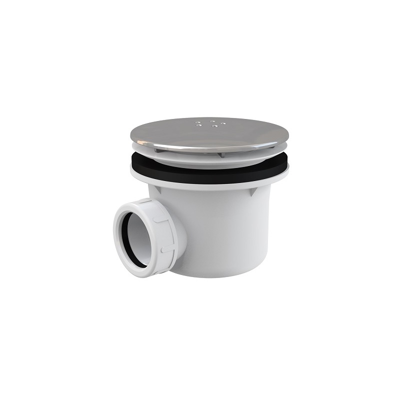 Vaničkový sifon A49K 90, odpad 40 mm, chrom, Alcadrain A49K