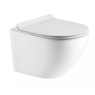 Závěsné WC ARCO RIMLESS se slim sedátkem soft-close, HOPA Olsen Spa OLKLT046E