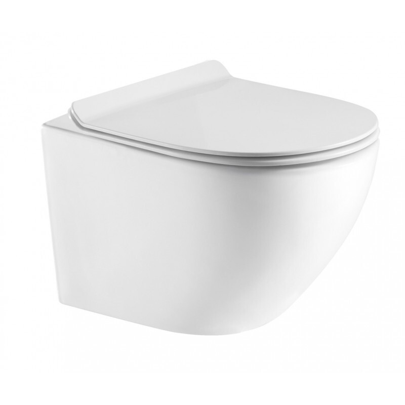 Závěsné WC ARCO RIMLESS se slim sedátkem soft-close, HOPA Olsen Spa OLKLT046E