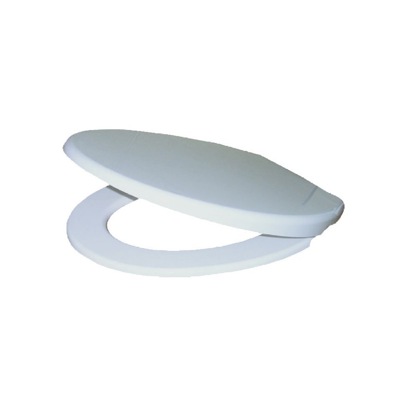 WC sedátko s poklopem Regina, bílé, Plast Brno OSR0000