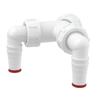 Přípojka dvojitá k sifonu G1 17-23 mm, Alcadrain P148Z