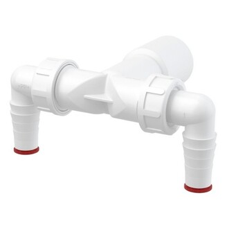 Přípojka dvojitá k sifonu, DN40/32, 17-23 mm, Alcadrain P155Z