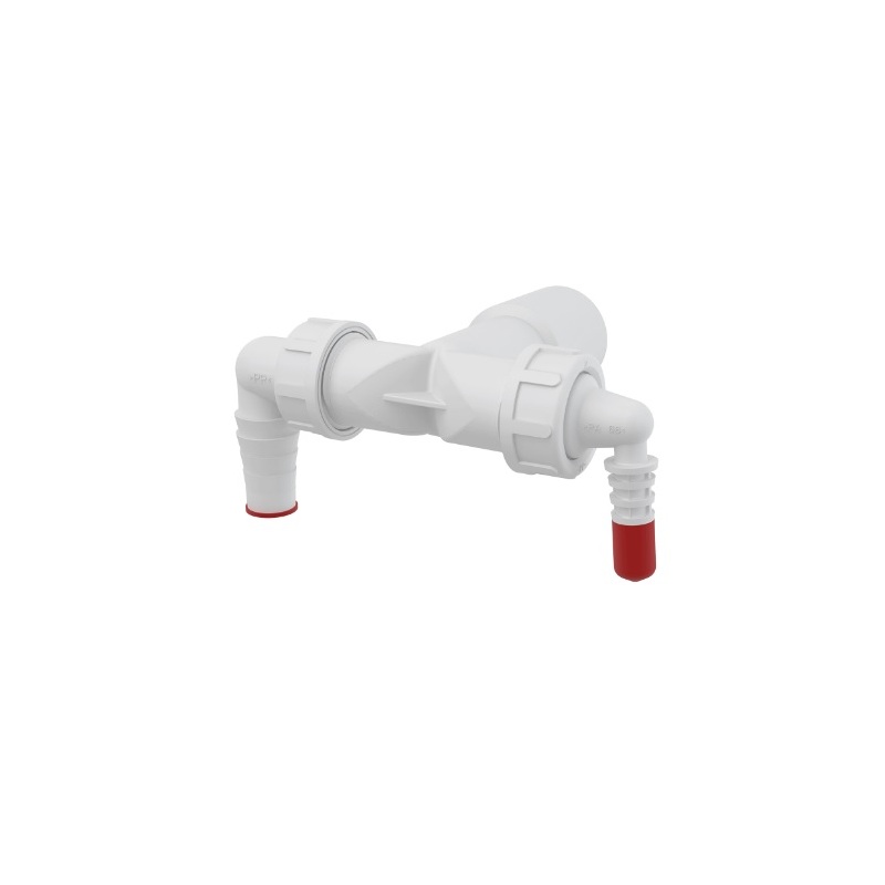 Přípojka dvojitá k sifonu DN40/32 8-23 mm, Alcadrain P156Z