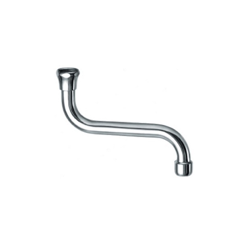 Výtokové ramínko trubkové S 15 cm, chrom, Geos, 460 15 CM