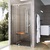 Sprchové dveře Pivot PDOP2 1100 mm, sklo transparent, profil satin, Ravak, 03GD0U00Z1