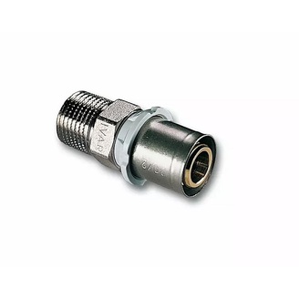 Lisovací přechodka Press d 16 × 1/2, vnější závit, IVAR.PT 5608, 510001