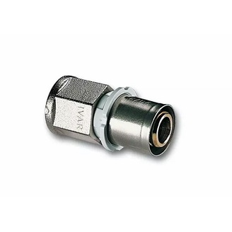 Lisovací přechodka Press d 16 × 1/2, vnitřní závit, IVAR.PT 5613, 510011