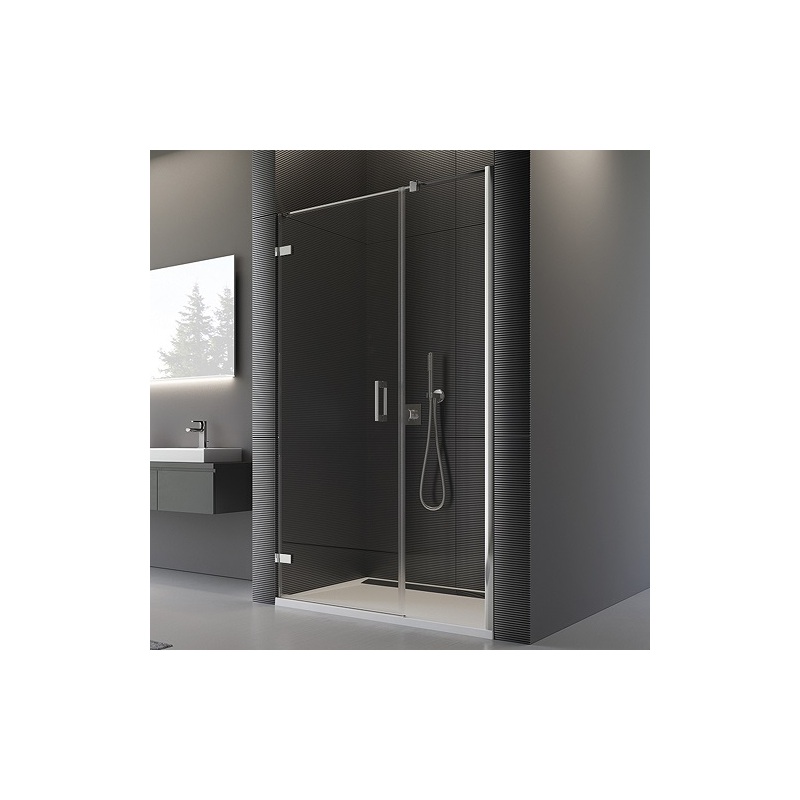 Sprchové dveře PUR PU31P L 1200 mm, sklo čiré, profil chrom, levé, SanSwiss PU31PG1201007