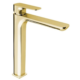 Umyvadlová baterie Spy, zlatá, stojánková, bez výpustě, Sapho PY07/17