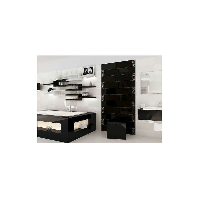 Obklad Line Up White Lux 20×50 cm