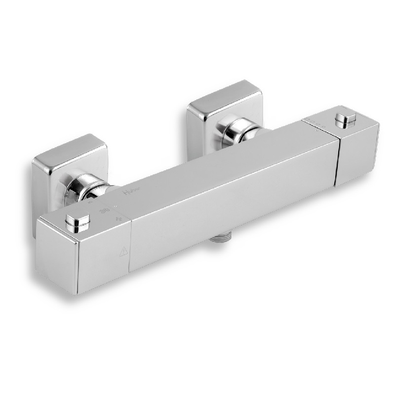 Sprchová baterie Aqualight 150 mm, chrom, nástěnná, termostatická, bez příslušenství, Novaservis 2860/1,0