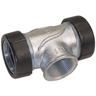 Svěrný T-kus QT s vnitřním závitem 3/4, Gebo Quick 17.195.04.02