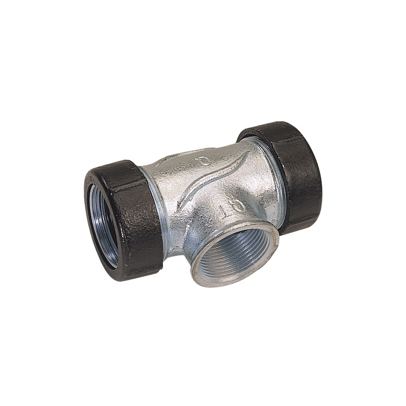 Svěrný T-kus QT s vnitřním závitem 1/2, Gebo Quick 17.195.04.01