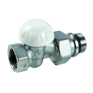 Regulační a uzavíratelné radiátorové šroubení, přímé, 3/8, Giacomini R15X032