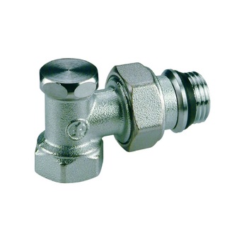 Regulační a uzavíratelné radiátorové šroubení, rohové, 1/2, Giacomini R16X033