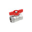 Kohout kulový R251D FF 1, přímý, motýl, voda, Giacomini R251X005