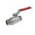 Kulový kohout R253DL MM 1, přímý, páka, voda, Giacomini R253LX005