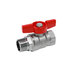 Kohout kulový R254D MF 1, přímý, motýl, voda, Giacomini R254X005