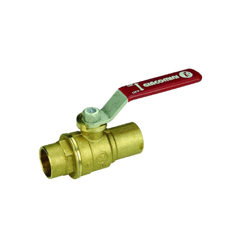 Kulový kohout R258D d 28, přímý, páka, voda, Giacomini R258Y006