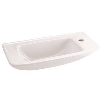 Umývátko Eurovit 50x23,5 cm, s otvorem, bílé, na stěnu, bez přepadu, Ideal Standard, R421901
