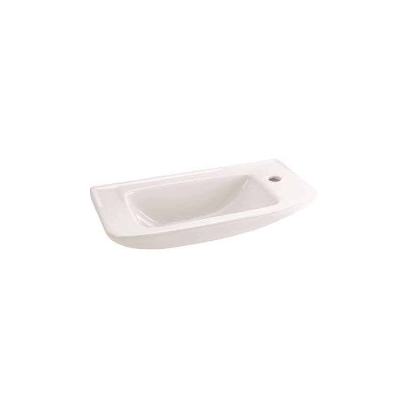 Umývátko Eurovit 50x23,5 cm, s otvorem, bílé, na stěnu, bez přepadu, Ideal Standard, R421901