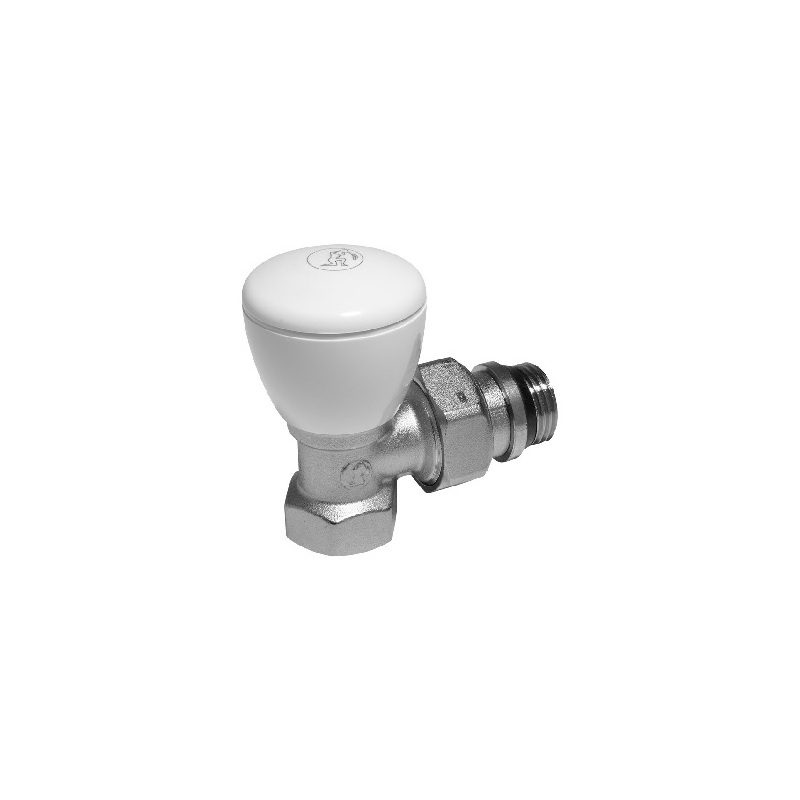 Radiátorový ventil R5TG, 1/2, rohový, s ruční hlavicí, Giacomini R5X033