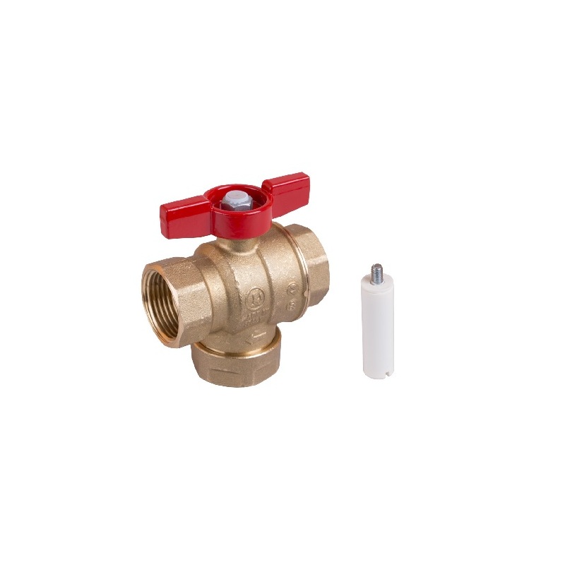 Kohout kulový R701M FF 1, přímý, motýl, voda, Giacomini R701MY025CZ