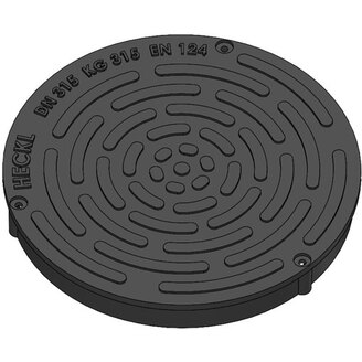Šachtový poklop ROTUS A15, plastový, KG DN 300, HECKL