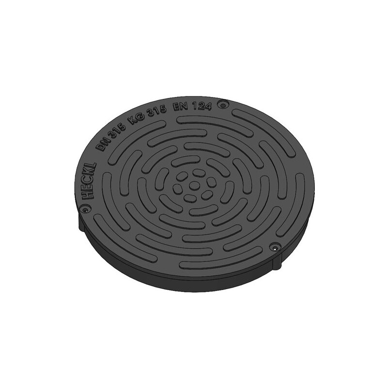 Šachtový poklop ROTUS A15, plastový, KG DN 300, HECKL