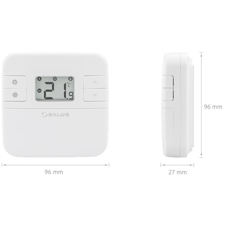 Denní digitální termostat RT310, Salus