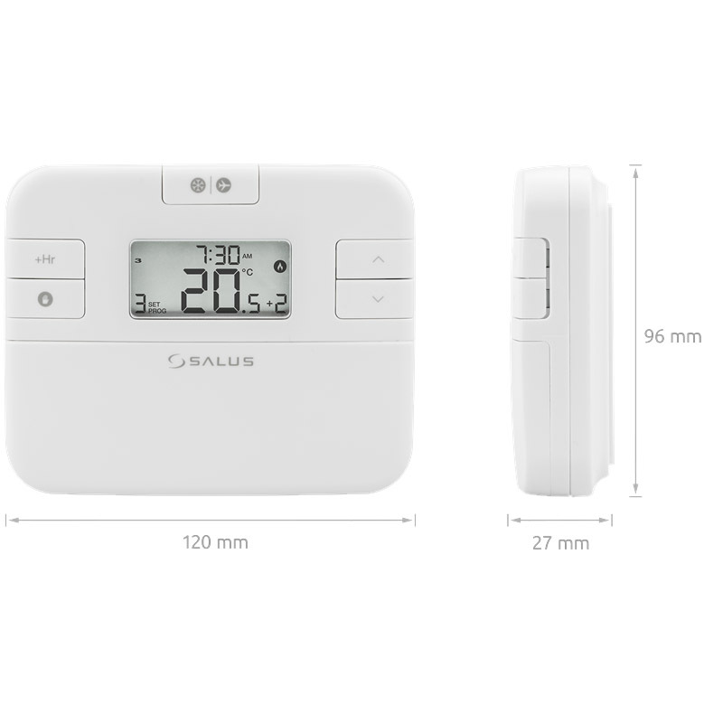 Týdenní programovatelný termostat RT510, Salus