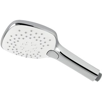 Sprchová hlavice Eco, 3 druhy proudu, ruční, chrom/bílá, Novaservis RU/201,0