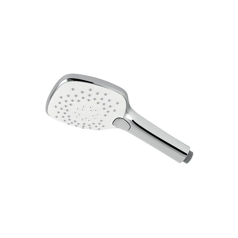 Sprchová hlavice Eco, 3 druhy proudu, ruční, chrom/bílá, Novaservis RU/201,0