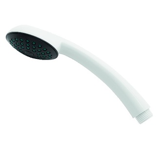 Sprchová hlavice, 1 druh proudu, ruční, bílá, průměr 65 mm, Novaservis RU/NOVA,1