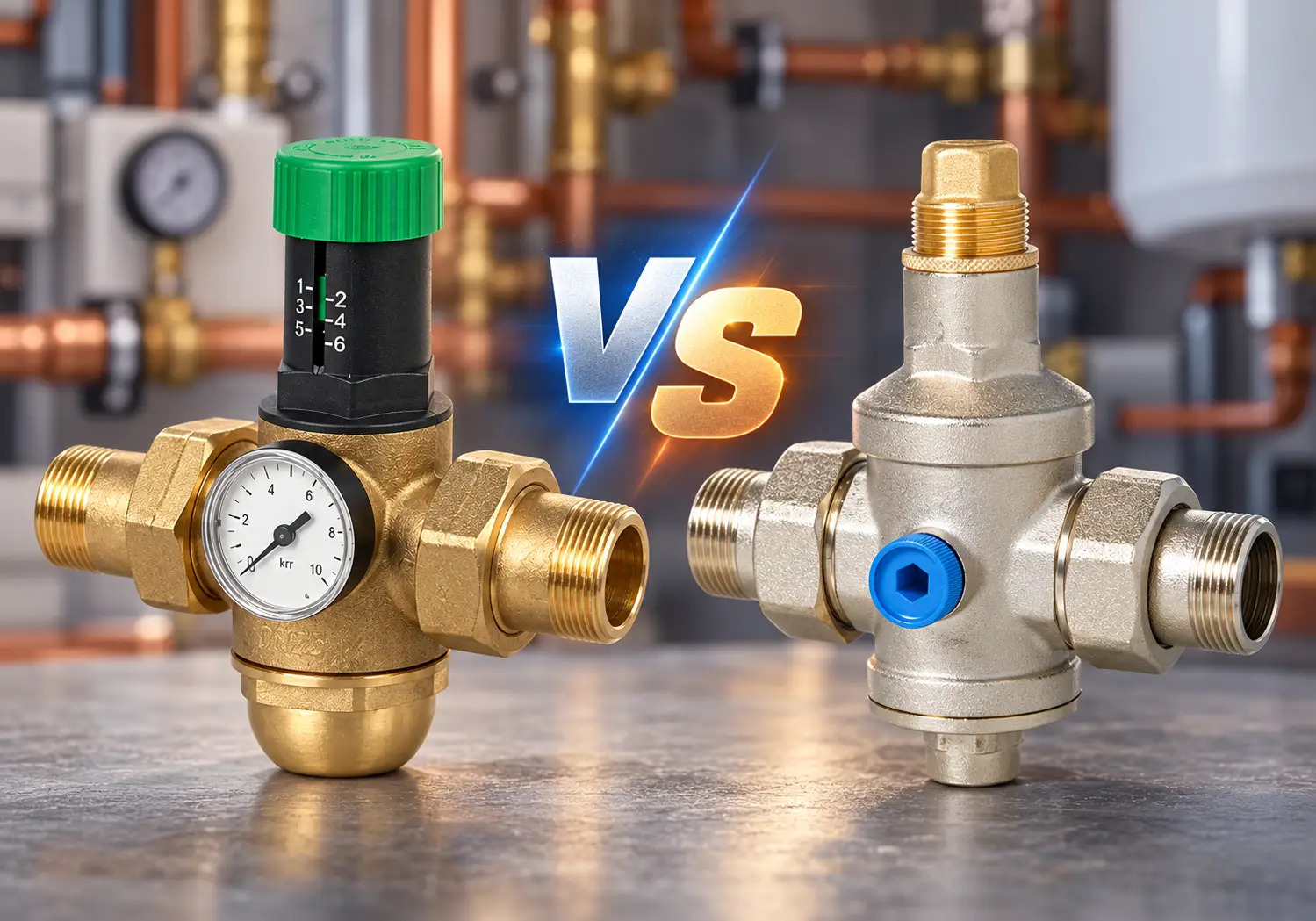 Membránový vs. pístový redukční ventil: Který patří do vaší instalace?