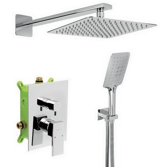 Sprchová sada Nobless Edge, s přepínačem, podomítková, chrom, Novaservis, SADA36051R,0