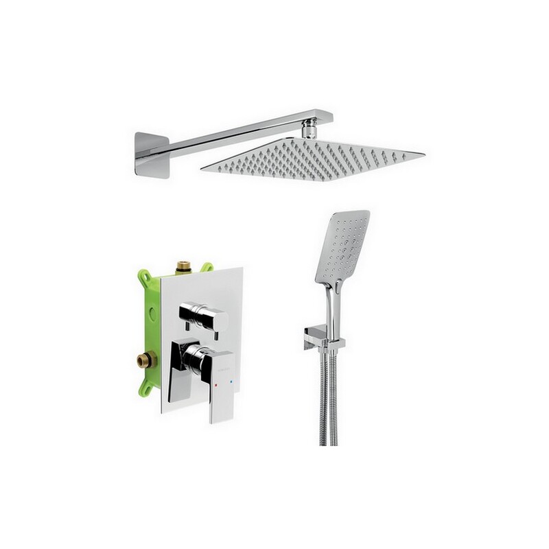 Sprchová sada Nobless Edge, s přepínačem, podomítková, chrom, Novaservis, SADA36051R,0