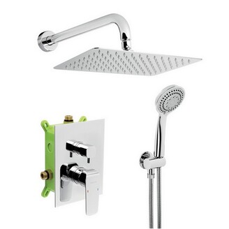 Sprchová sada podomítková, sprcha 3S, chrom, Novaservis, SADA38051R,0