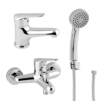 Vanová sada Iris New, S1, chrom, Novaservis, SADA94420