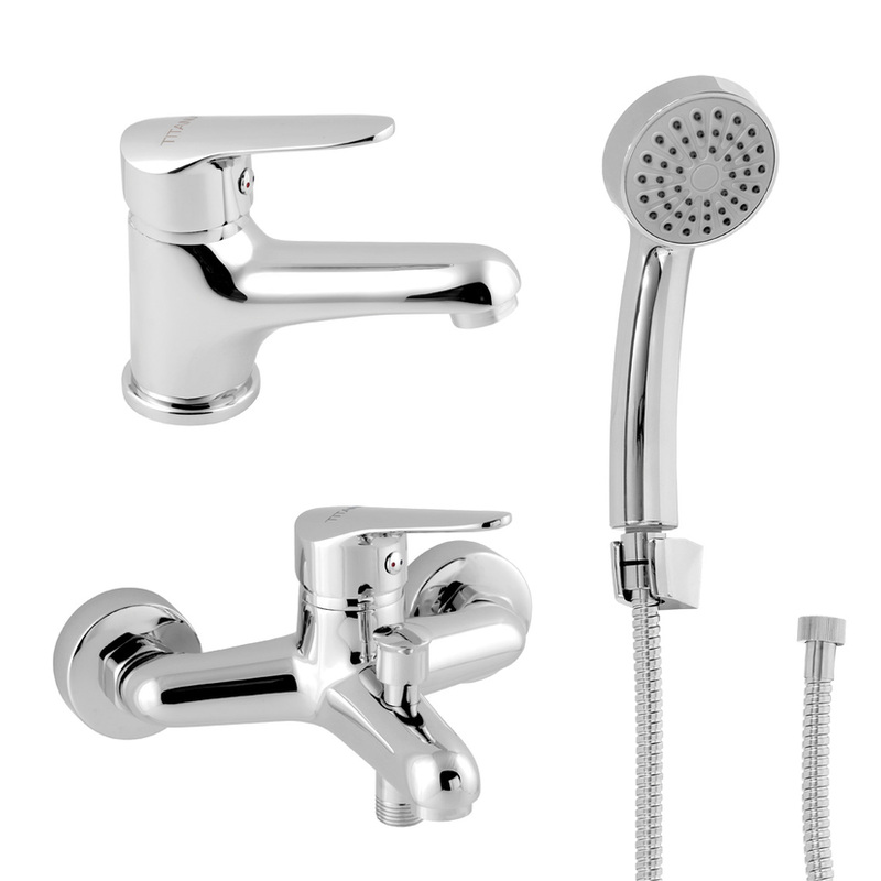 Vanová sada Iris New, S1, chrom, Novaservis, SADA94420