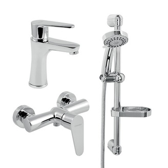 Koupelnová sprchová sada FRESH, 59 cm,sprcha 3S, chrom, Novaservis, SADA96061